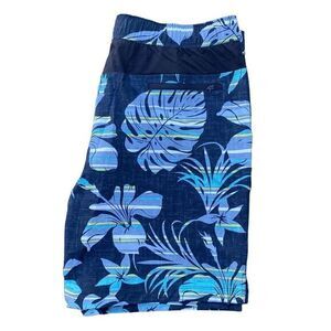 SPEEDO Tech Volley Swim Short Tropical Print Size XXL New with‎ Tags!